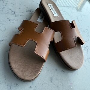Steve Madden Brown Slide Sandals for Women